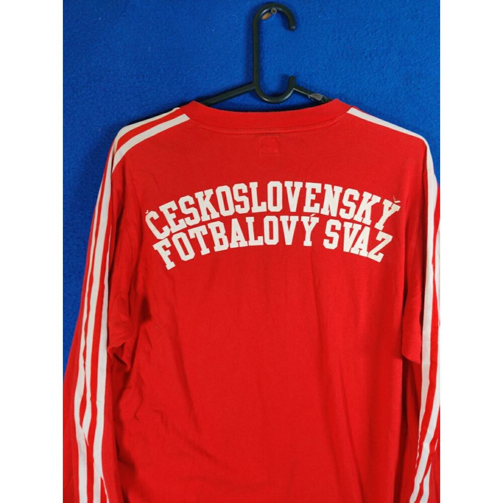 Adidas Originals Czechoslovakia Football Long Sleeve Shirt Men's SIze Large - Picture 15 of 16